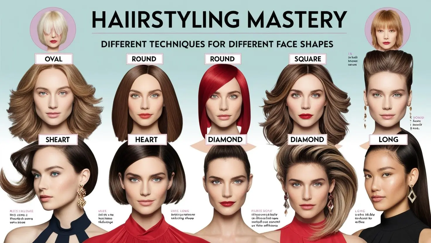 Hairstyling Mastery: Different Techniques for Different Face Shapes