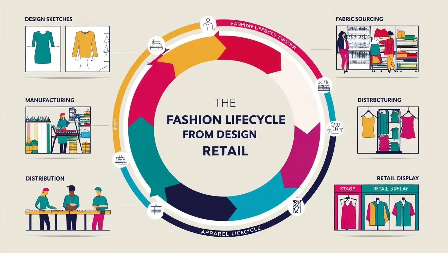 The Fashion Lifecycle: From Design to Retail in the Apparel Industry