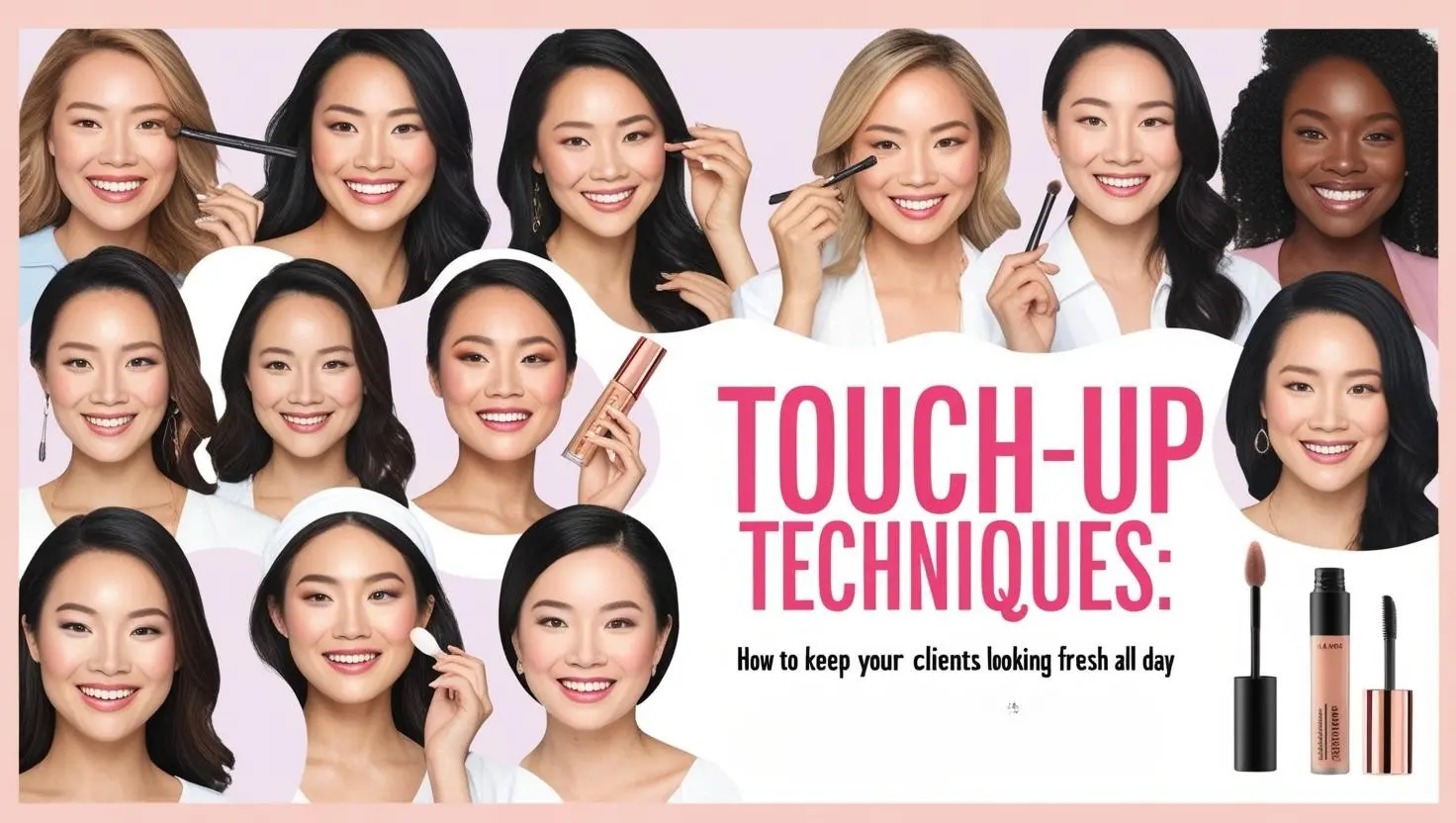 Touch-Up Techniques: How to Keep Your Clients Looking Fresh All Day