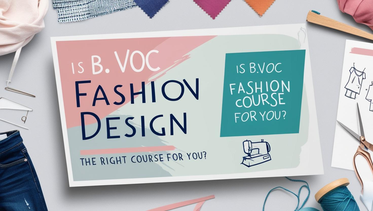 Is B.Voc Fashion Design the Right Course for You?