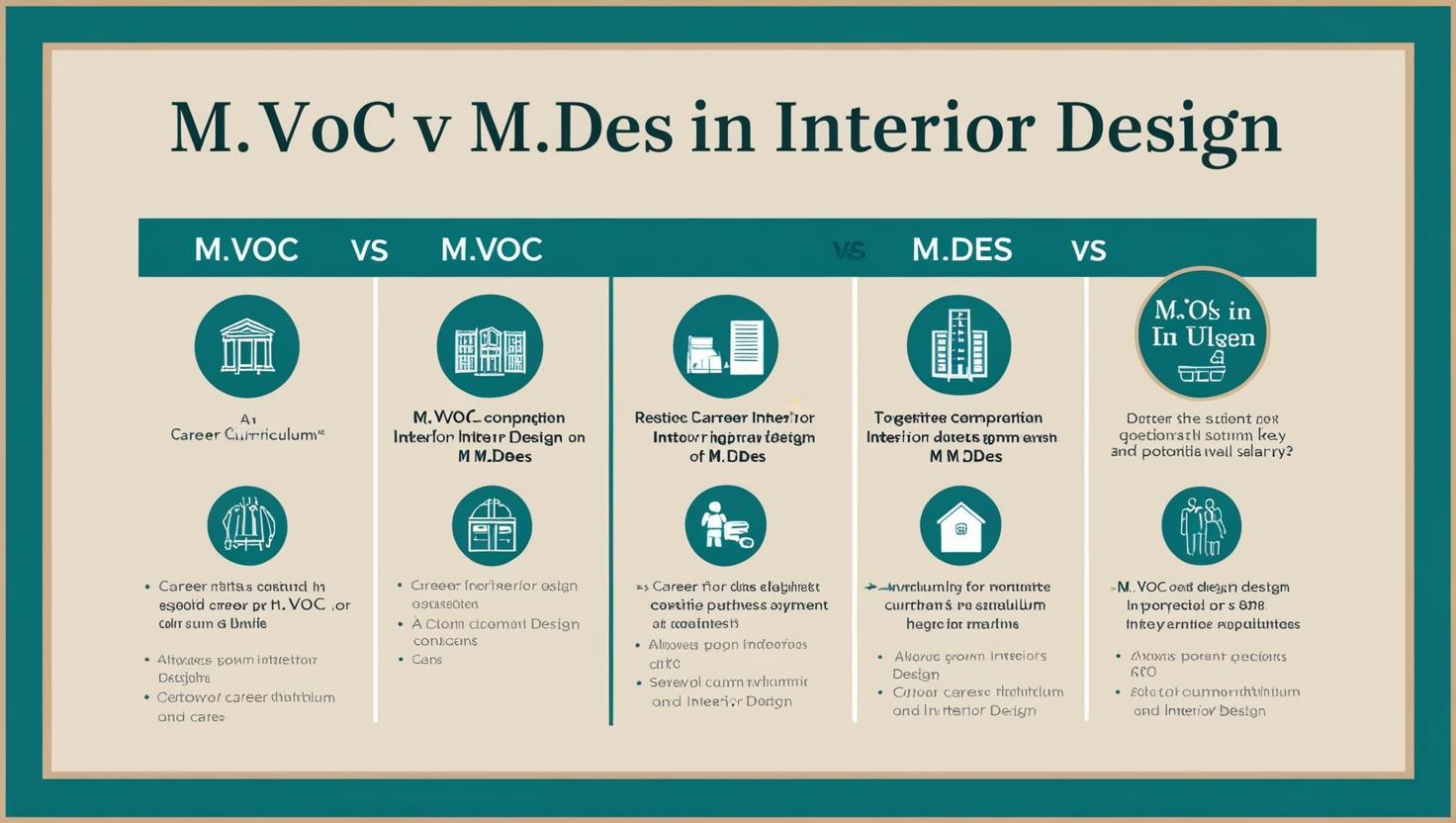 M.Voc vs. M.Des in Interior Design: Which One Should You Choose?