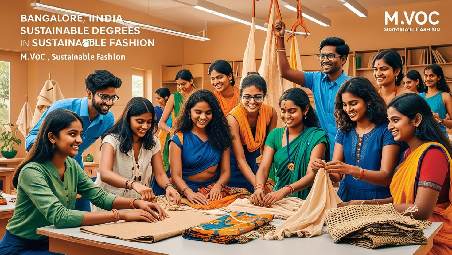 Mastering Sustainable Fashion Design in Bangalore with an M.Voc Degree